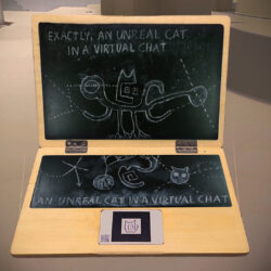 An Unreal Cat in a Virtual Chat