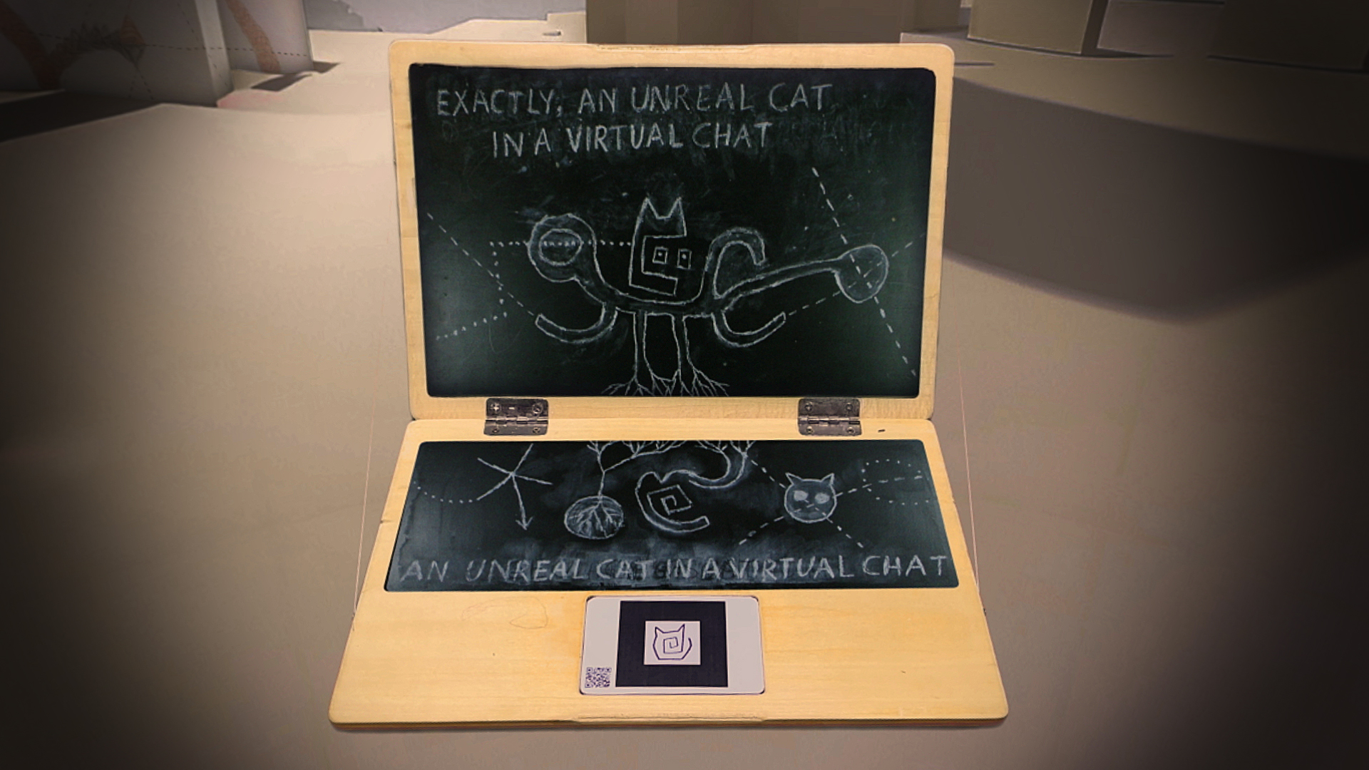 An Unreal Cat in a Virtual Chat